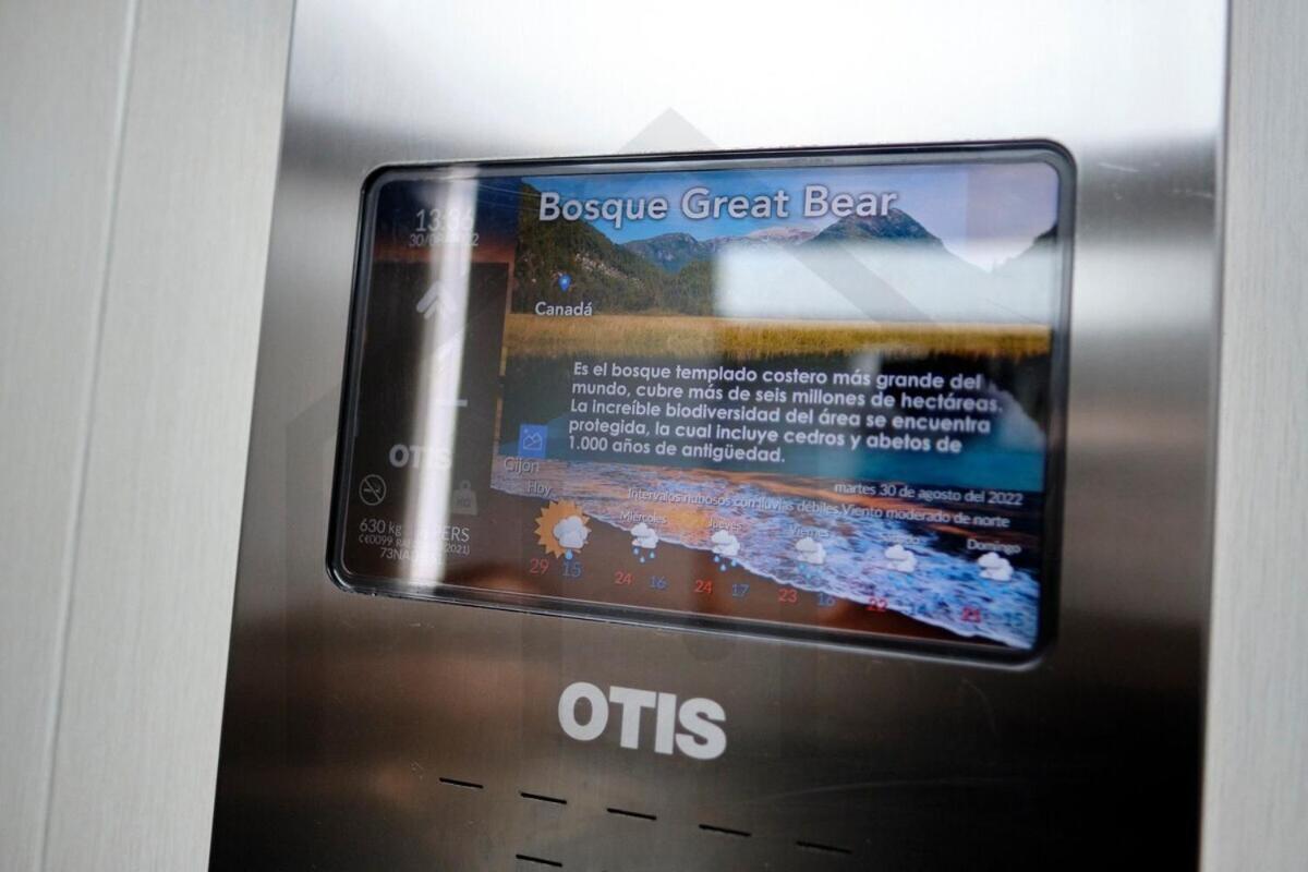 Cervantes - Apartamento A Estrenar Con Parking Gijon Bagian luar foto